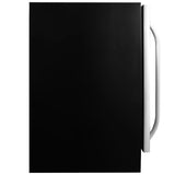 Frigidaire Gallery 24 in. 5.0 cu ft. Stainless Steel Built-In Fridge with 3 Glass Shelves