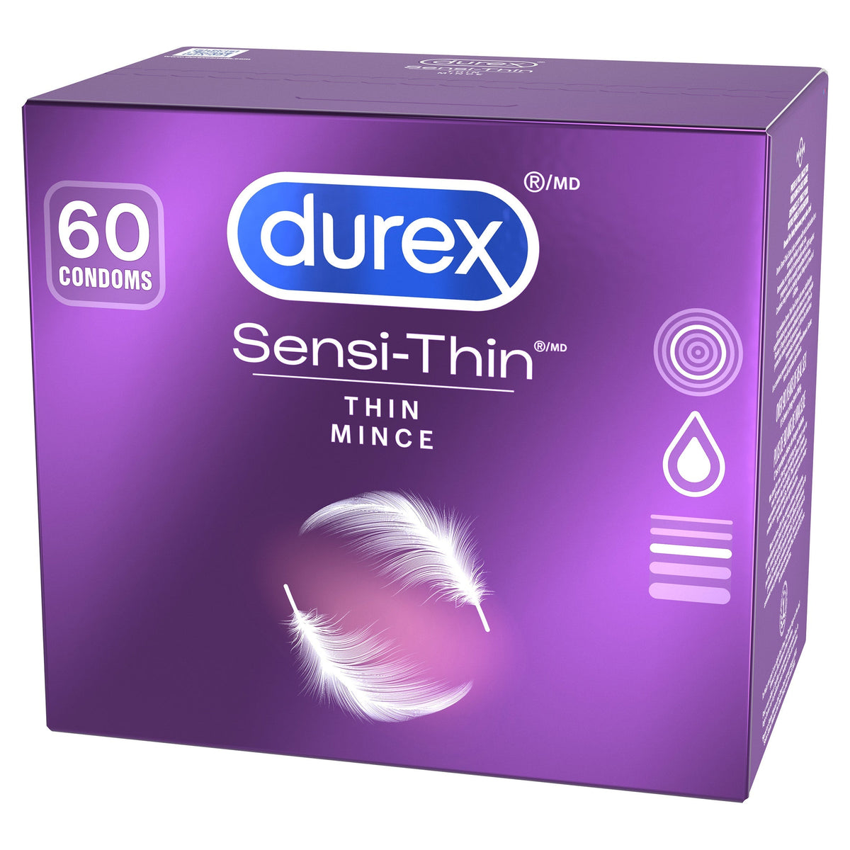 Durex Sensi-Thin Condoms, pack of 60