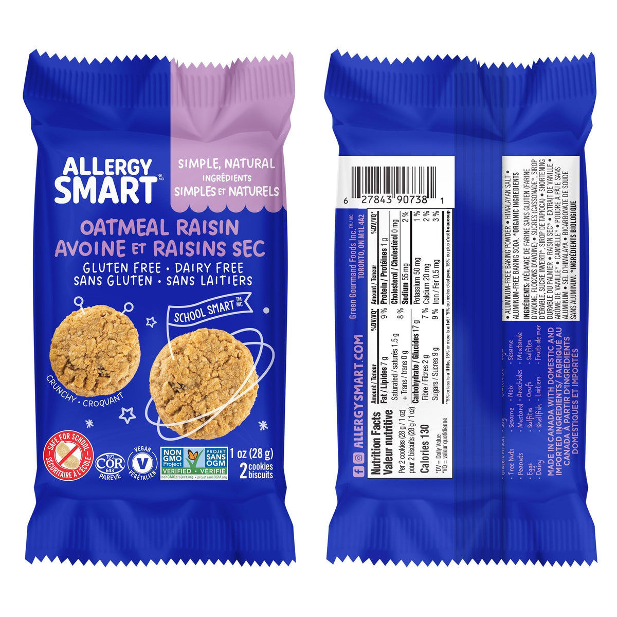 Allergy Smart Cookies​, ​48 × 28 g