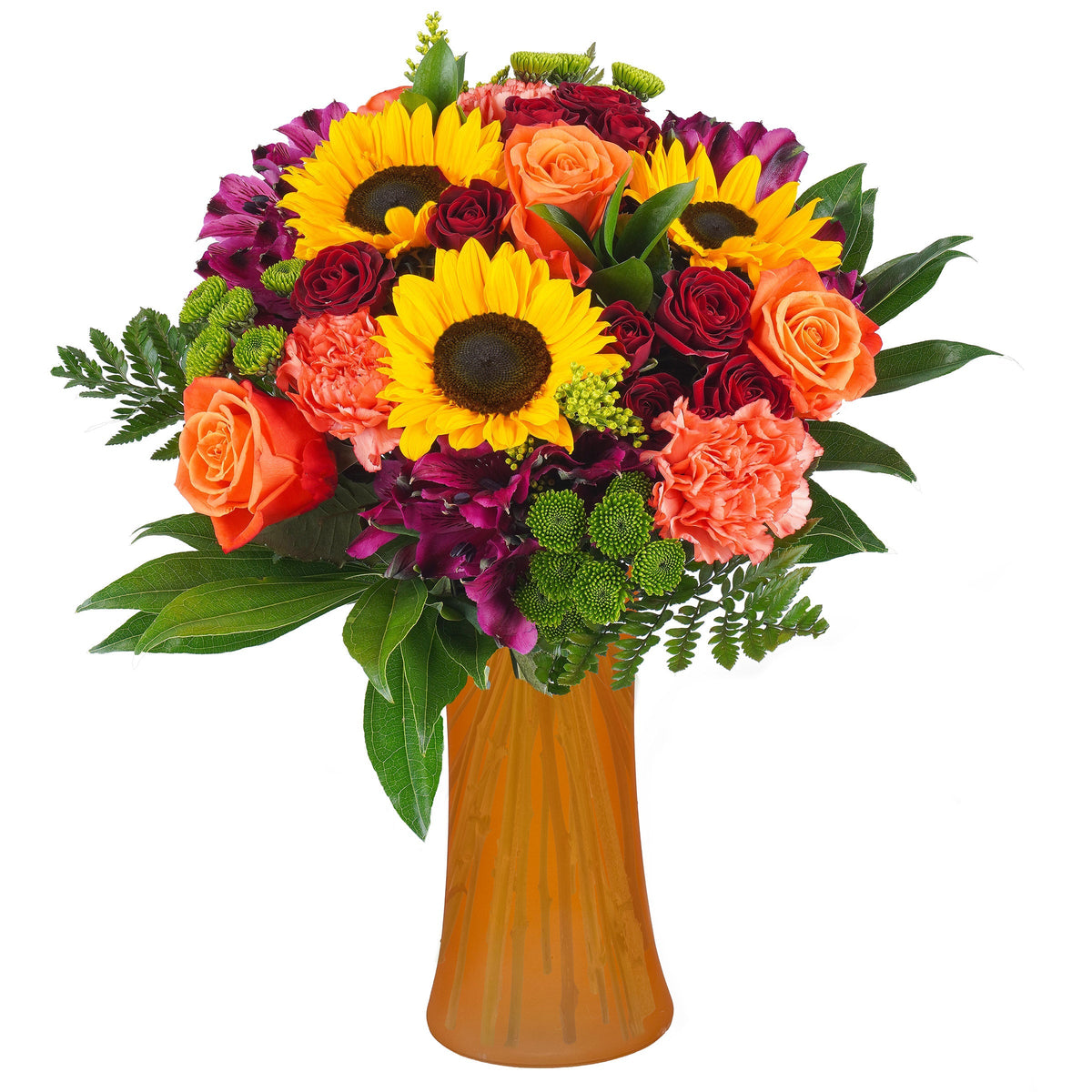 Autumn Embrace Bouquet with Vase