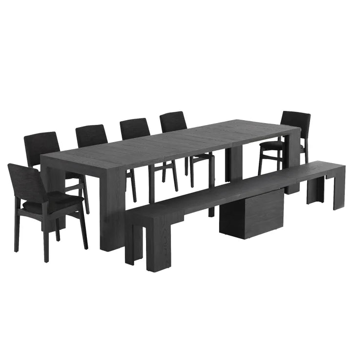 Transformer Table with Bench and 6 Chairs