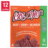 Big Chief Beef Jerky, 12 × 80 g