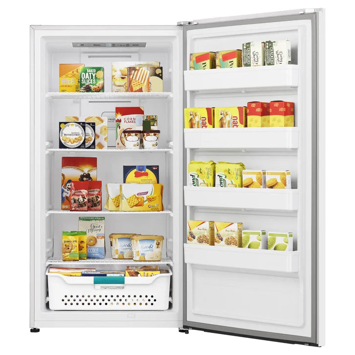 Hisense 33 in. 17 cu. ft. White Garage Ready Convertible Upright Freezer or Fridge with Frost Free