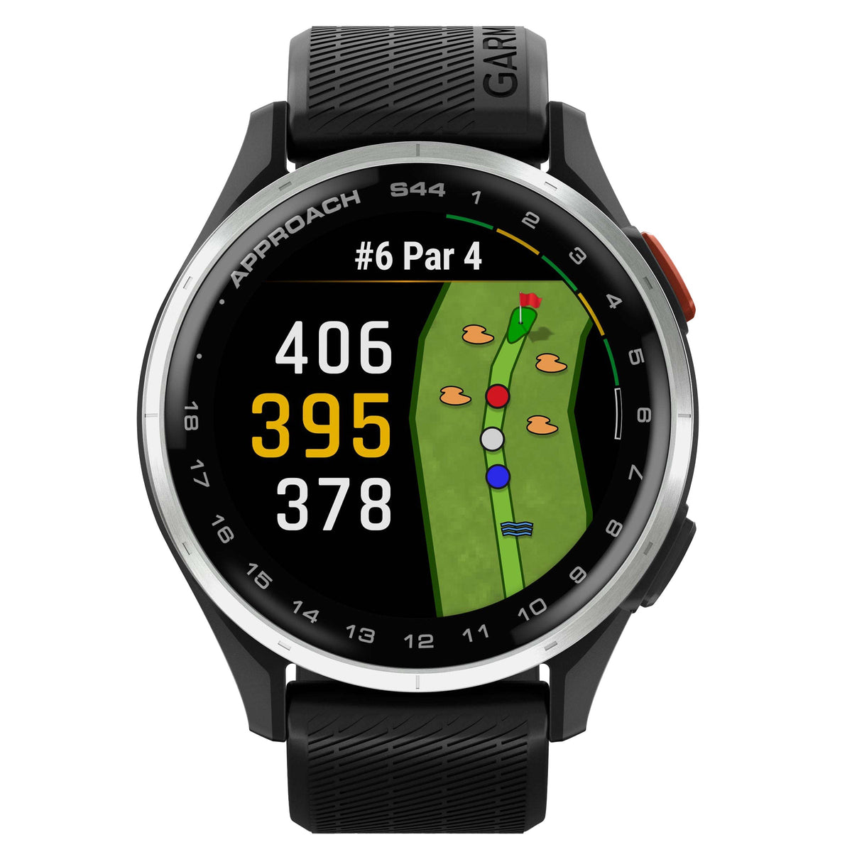 Garmin Approach S44 GPS Golf Watch, Includes USB-C and USB-A Charging Cables