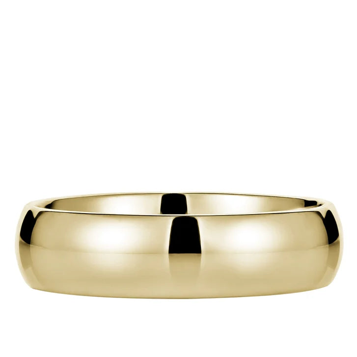 Yellow Gold Men's Wedding Band