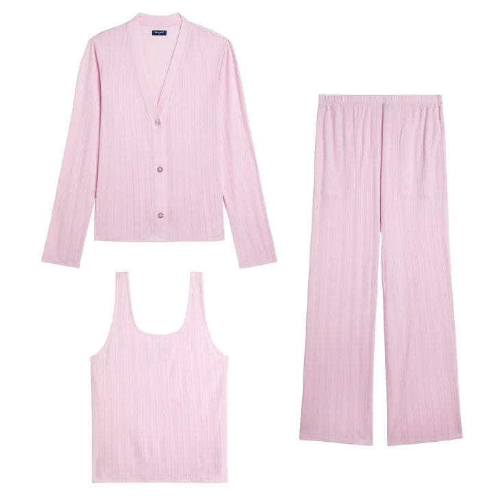 Splendid Women's Pointelle Lounge Set, 3-piece