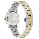 Versace Greca Flourish White Silver-Tone Dial Women's Watch