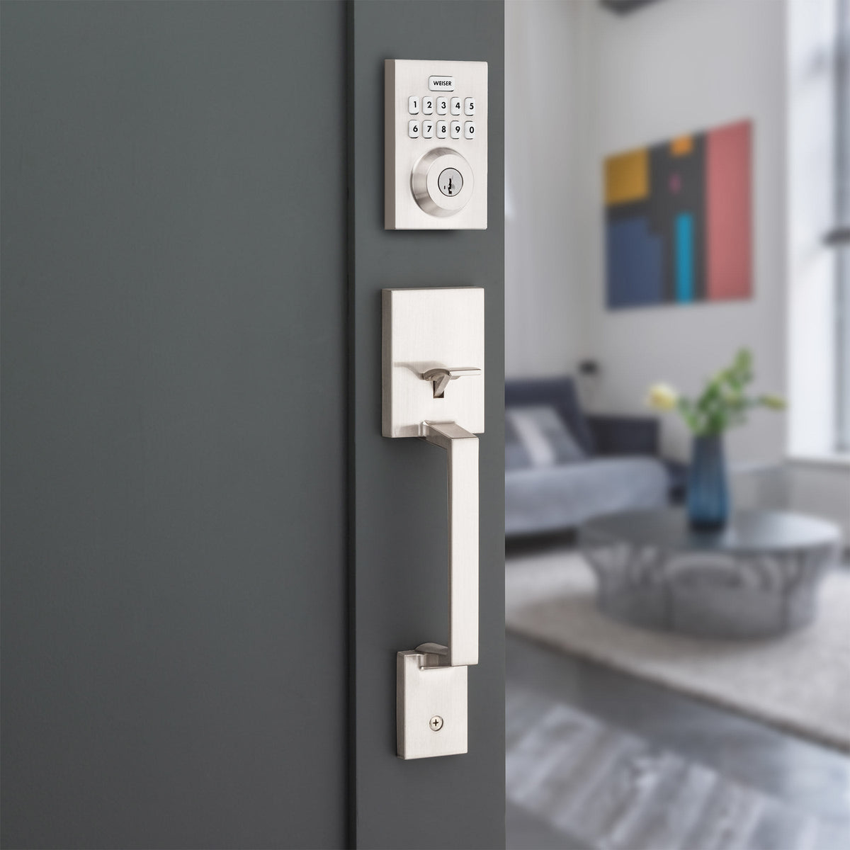 Weiser Electronic Door Lock and Handle Set