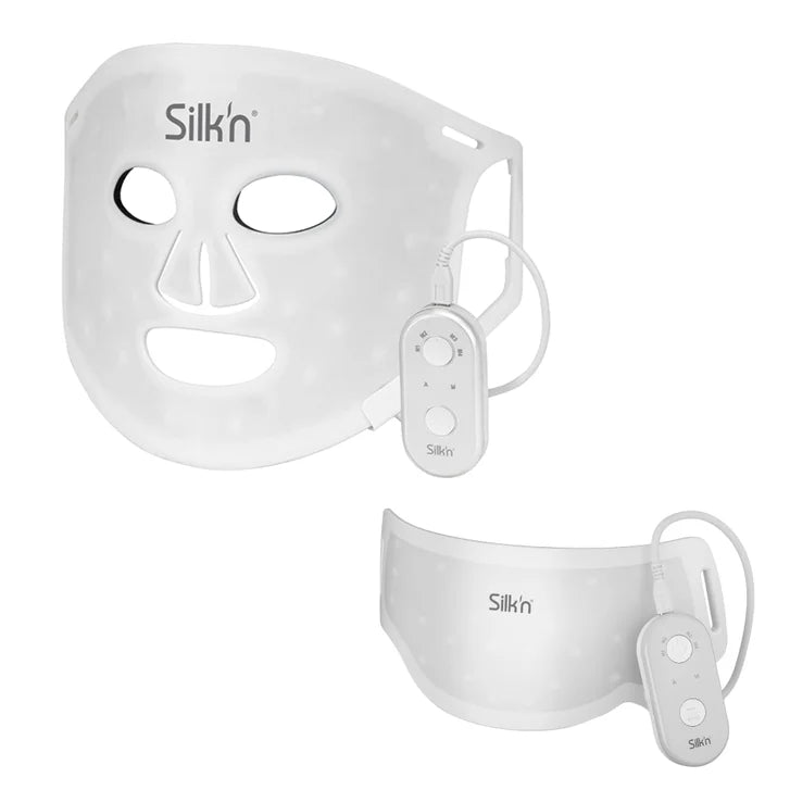 Silk'n LED Face & Neck Mask Bundle for Skin Rejuvenation and Acne Treatment