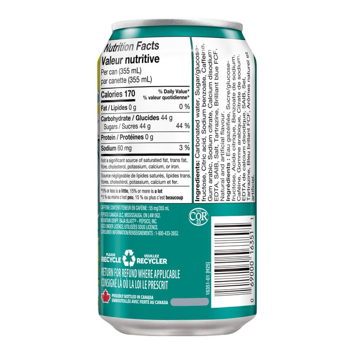 Mountain Dew Variety Pack, 355 mL 32-pack