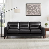 Prospera Home Sorena Top-grain Leather Sofa and Loveseat