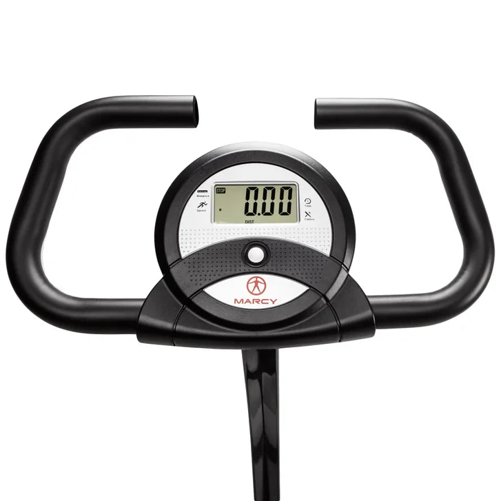 Marcy Foldable Exercise Bike with High-back Seat