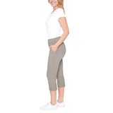 Up! Women’s Garment Wash Pull-on Capri