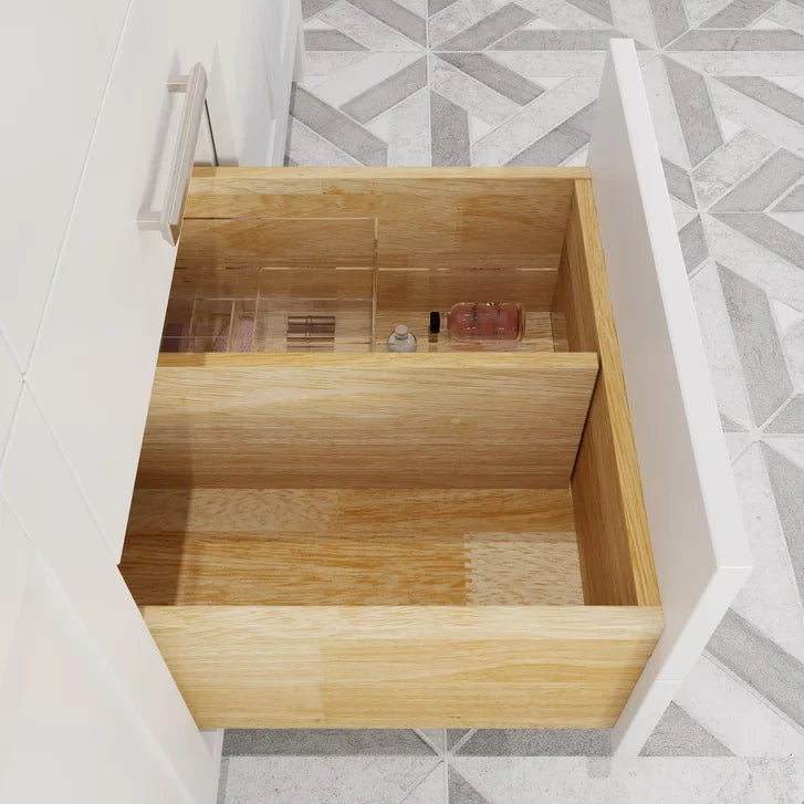 Studio Bathe Katie II Vanity in White Finish with Engineered Stone Countertop