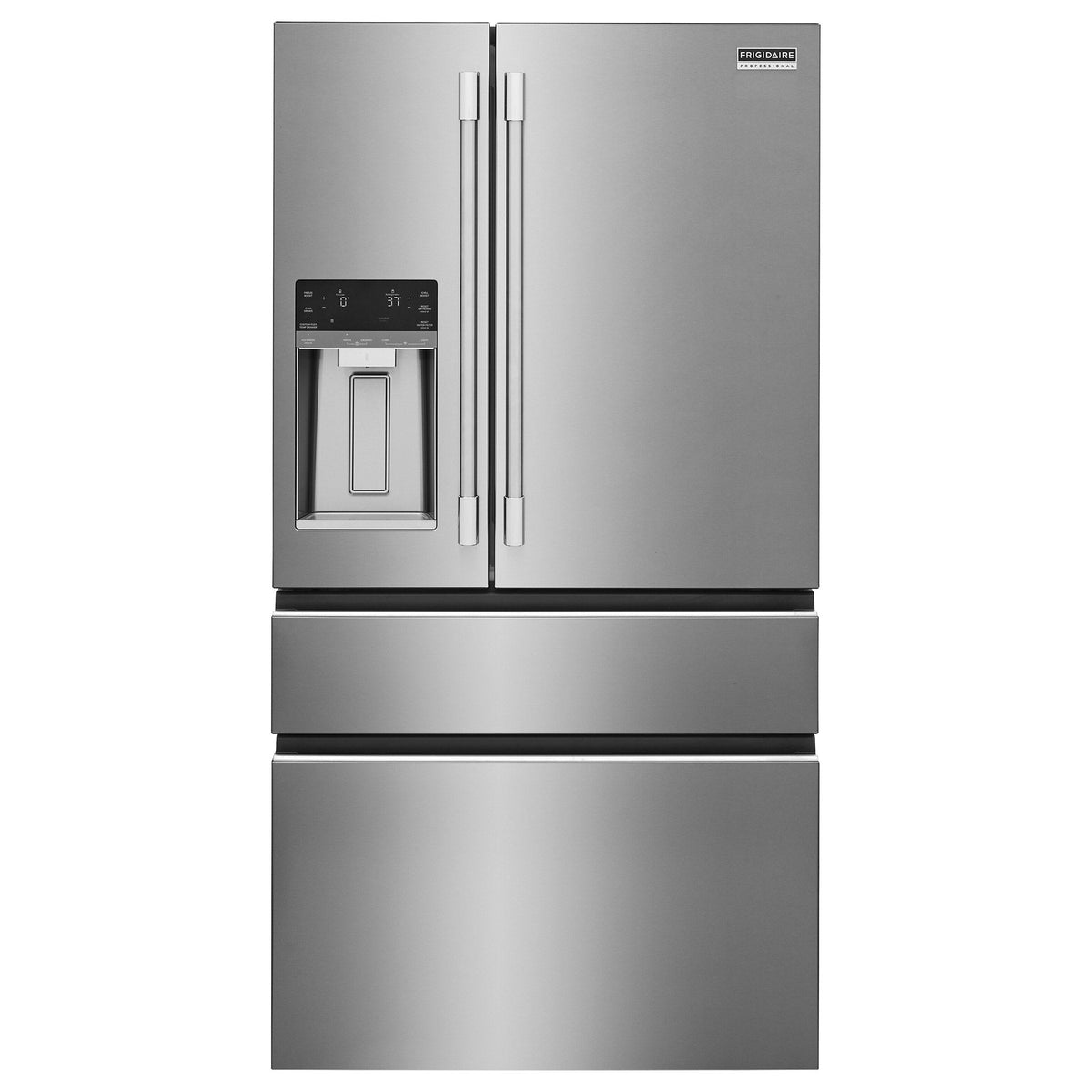Frigidaire Professional 36 in. 26 cu ft. Stainless Steel French Door Refrigerator with Exterior Ice and Water Dispenser