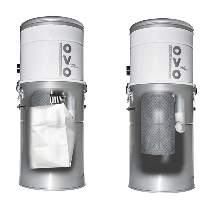 OVO Smart Central Vacuum 750AW control with/without a Smart Device or Voice Command