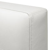 Urbania Modern Top Grain Leather Bed