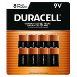 Duracell CopperTop 9V Batteries, 8-count
