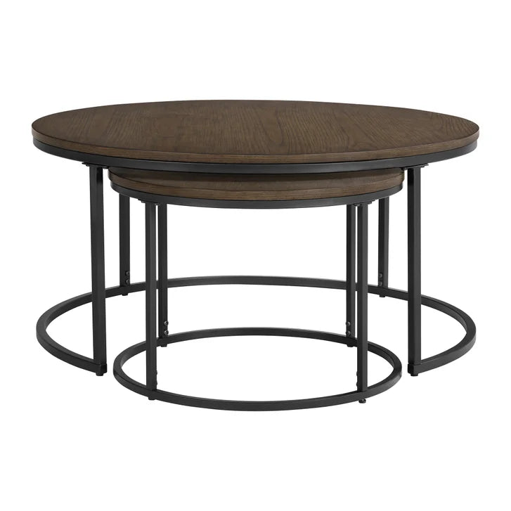 Bayside Furnishings 2-piece Nesting Table Set, 96.5 cm (38 in.) and 58.4 cm (23 in.)