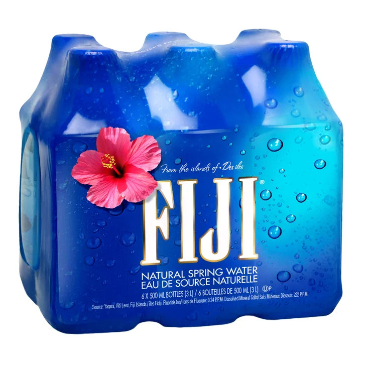 Fiji Natural Spring Water, 24 × 500 mL