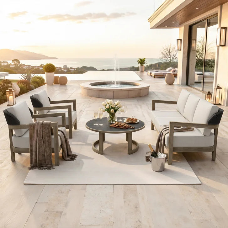 Amalfi 4-piece Patio Conversation Set