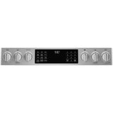 GE Profile 30 in. 5.7 cu.ft. Stainless Steel Slide In Dual Fuel Range with No Preheat Air Fry