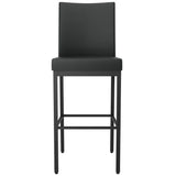 Amisco Drift Black Metal Frame Counter Stool