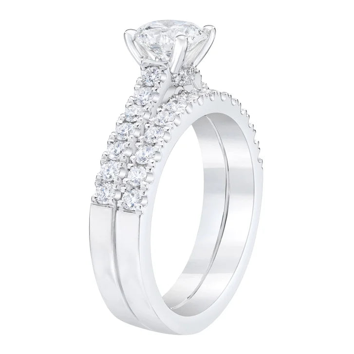 Round Brilliant Diamond Wedding Set (1.70 ctw)