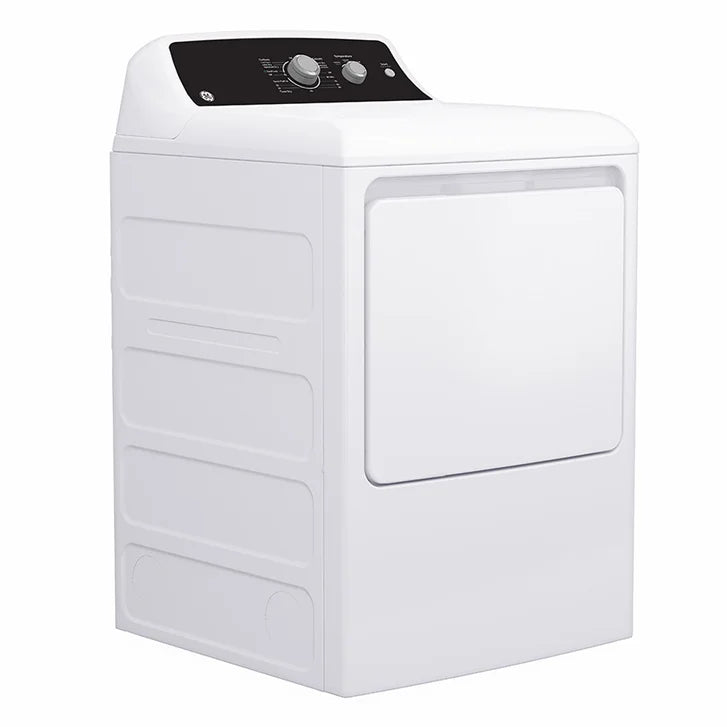 GE 6.2 cu. ft. White Electric Dryer with SaniFresh Cycle
