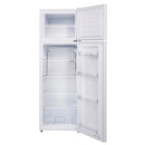Unique 9.0 cu. ft. White Solar Powered Top Mount Refrigerator
