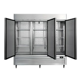 Kenmore Pro 31.5 in. 72 cu ft. Stainless Steel Convertible Commercial 3-door Refrigerator or Freezer