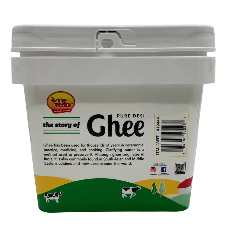 Verka Pure Desi Ghee, 3 kg