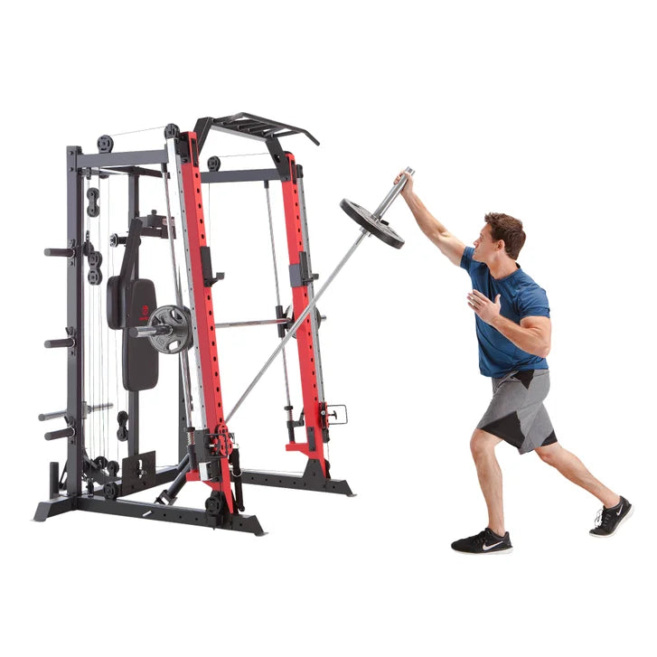 Marcy Smith Machine / Cage System with Pull-Up Bar and Landmine Station