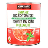 Kirkland Signature Organic Diced Tomatoes, 8 × 796 mL