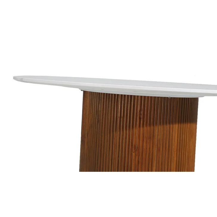 Troy Solid Quartz Round Dining Table