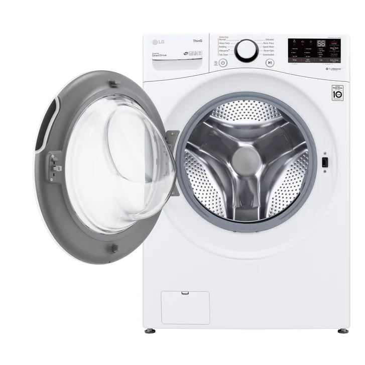 LG Laundry Bundle 5.2 cu ft. Front Load Washer and 7.4 cu ft. Gas Dryer with Laundry Pedestal