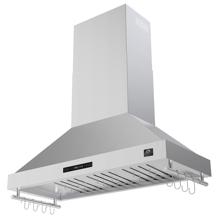 Forno Venezia 48 In. Wall Mounted Range Hood, 917 CFM
