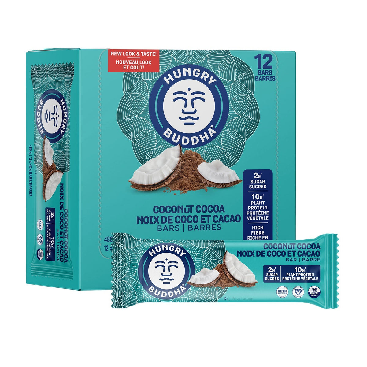 Hungry Buddha Bars, 12 × 40 g