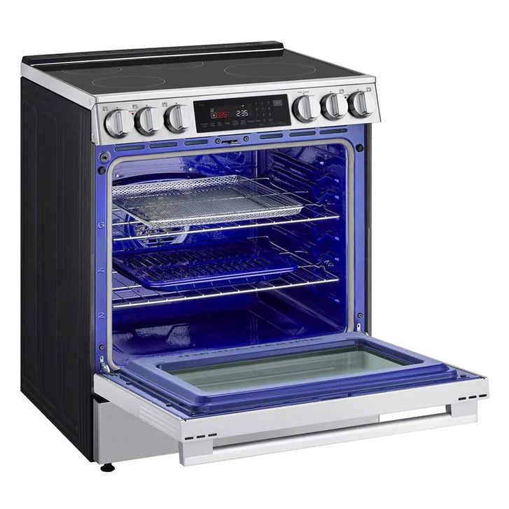 LG 30 in. 6.3 cu ft. Stainless Steel Slide-In Induction Range with ProBake Convection and Air Sous Vide