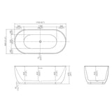 Appollo Mackenzie Freestanding Bathtub