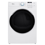 Midea 8.0 cu ft. White Electric Dryer with Stacking Kit