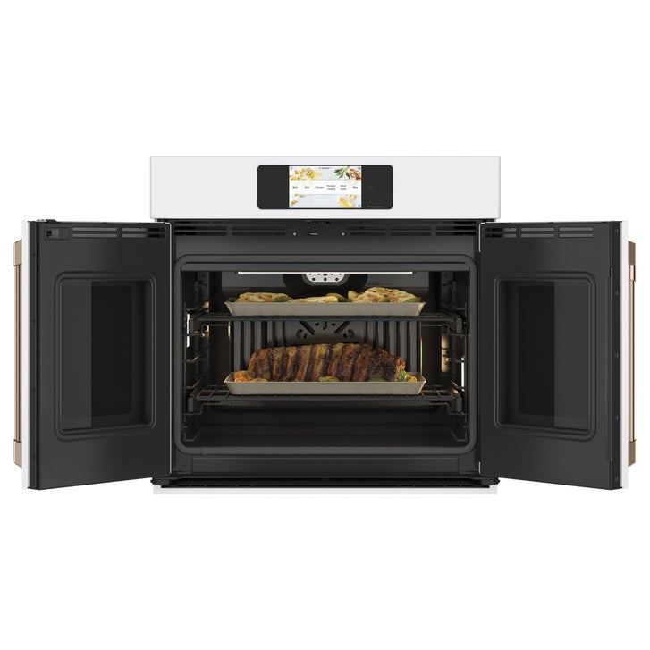 Café 30 in. 5.0 cu. ft. Electric French-Door Single Wall Oven with True European Convection