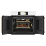 Café 30 in. 5.0 cu. ft. Electric French-Door Single Wall Oven with True European Convection