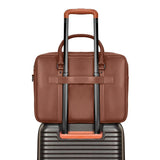 Champs Onyx Collection Leather Briefcase 12 L
