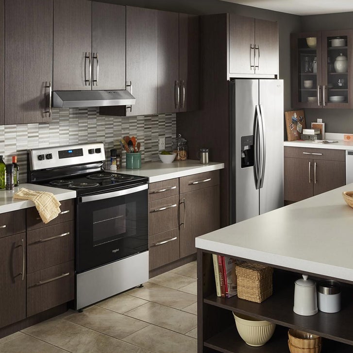 Whirlpool 30 in 4.8 cu ft. Electric 4 Burner Range
