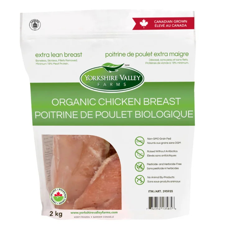 Yorkshire Valley Farms Organic Boneless Skinless Chicken Breasts, 5 × 2 kg
