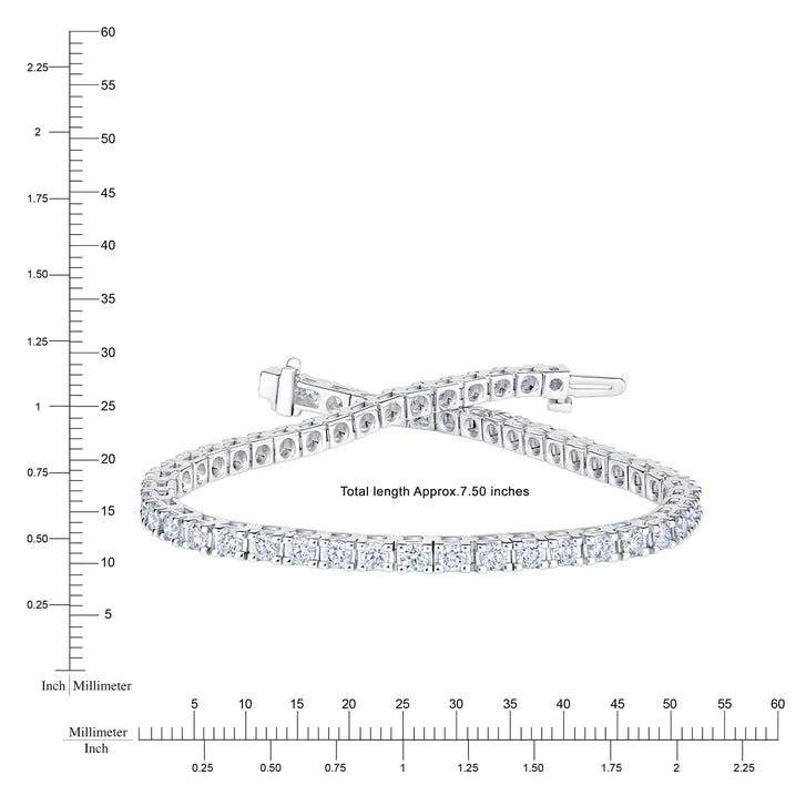 Round Brilliant Diamond Bracelet (4.00 ctw)