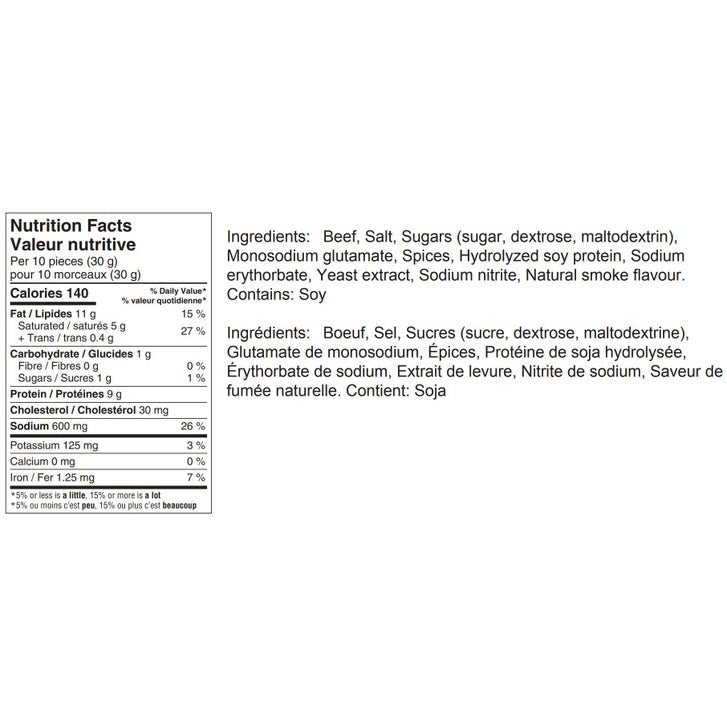 Big Chief Beef Jerky, 12 × 80 g