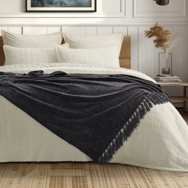 Evergrace Luxe Chenille Throw