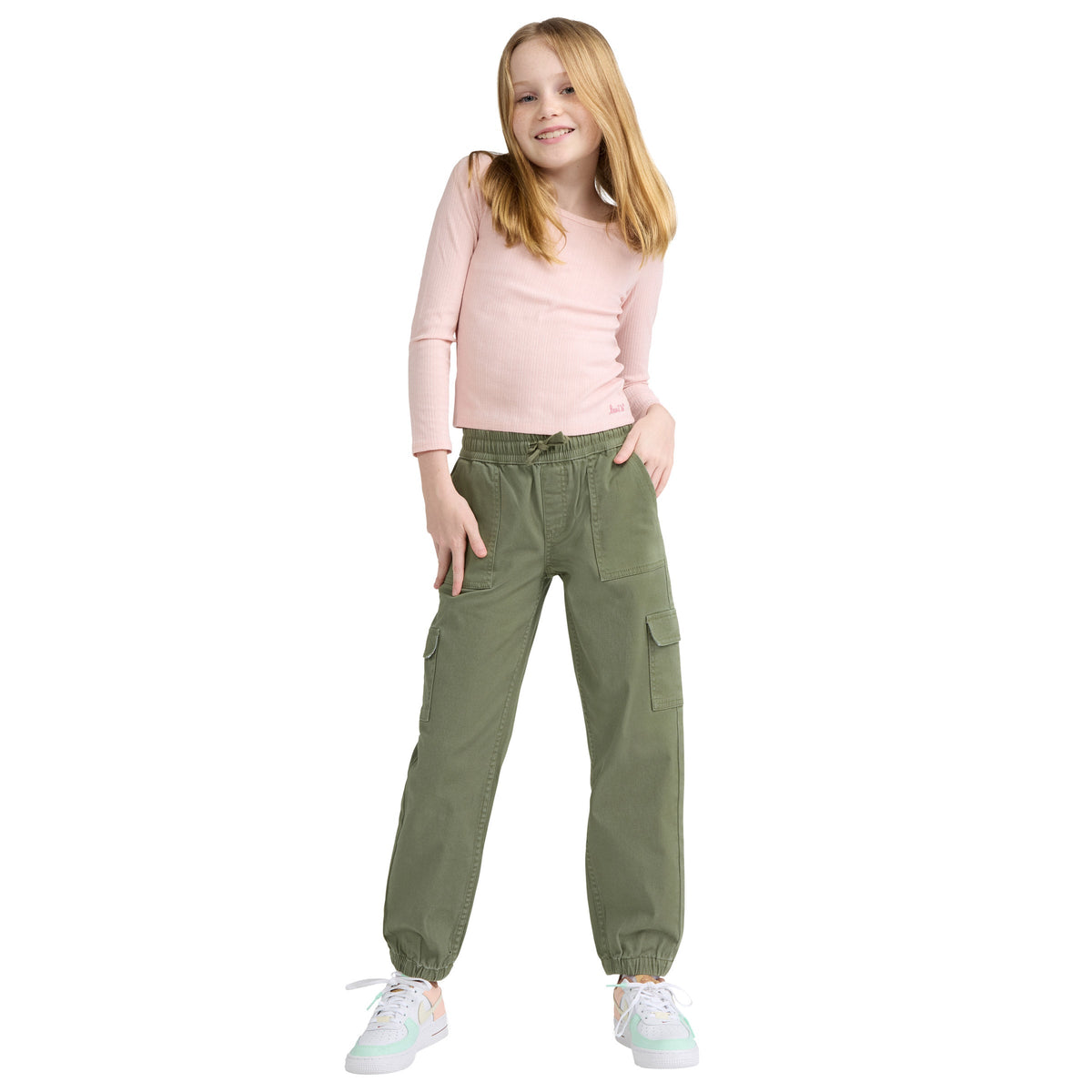 Levi's Girls' Cotton-Blend Twill Jogger